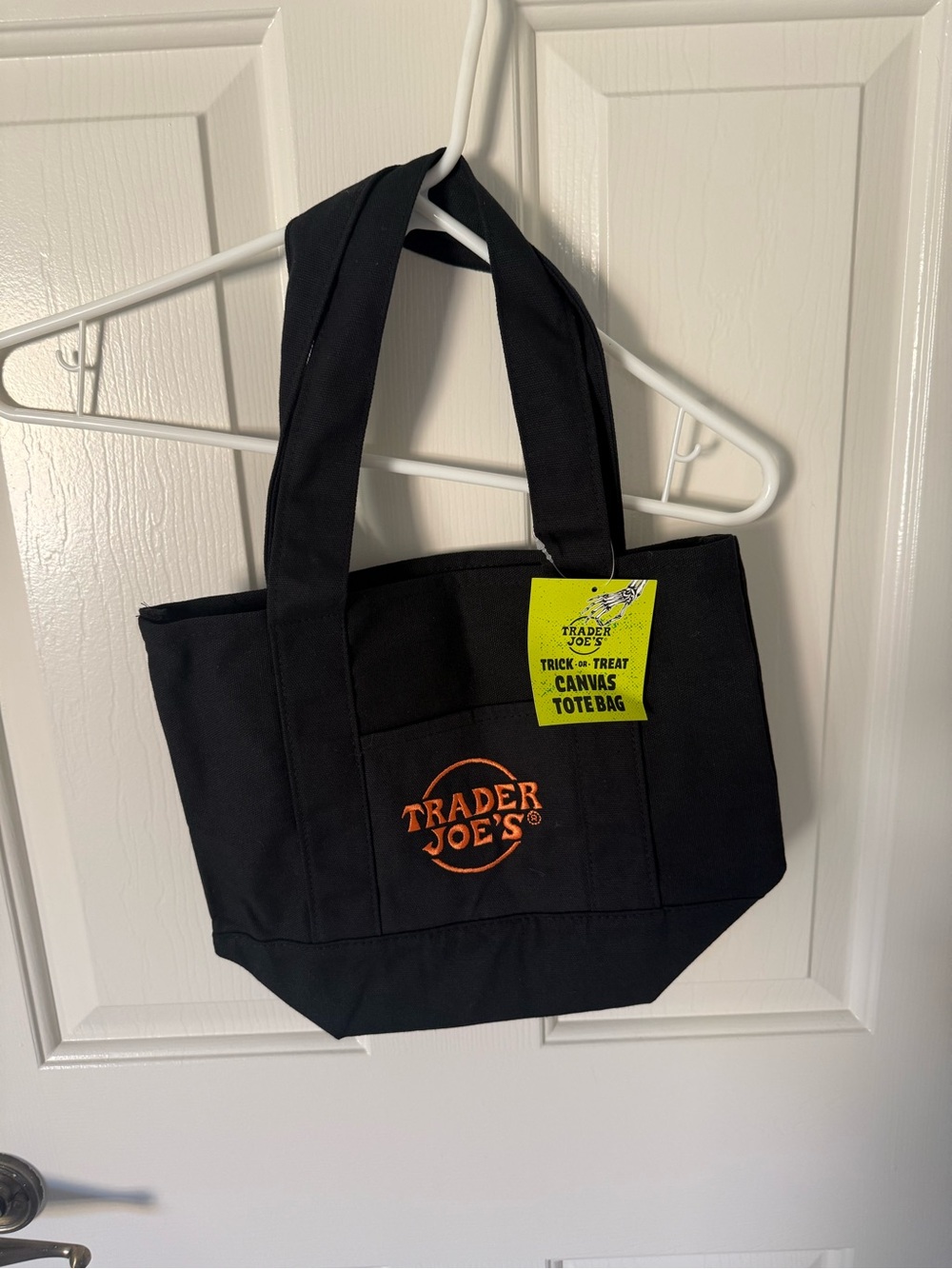 Traders Joes Mini Halloween Canvas Tote Bag